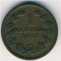 Баден 1 крейцер 1832 год