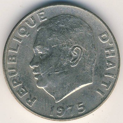 Гаити 20 сантимов 1975 год