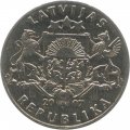 Латвия 1 лат 2007 год - Рыба