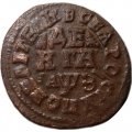 Денга 1707 год Пётр I (1699 - 1725) - VF+