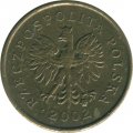 Польша 1 грош 2002 год 