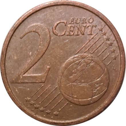 Италия 2 евроцента 2003 год