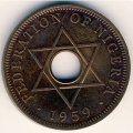 Нигерия 1 пенни 1959 год