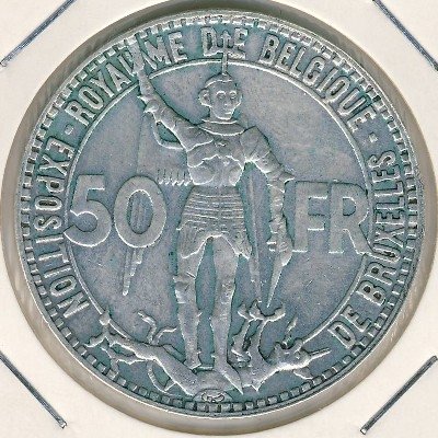 Бельгия 50 франков 1935 год