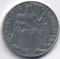 Новая Каледония 5 франков 2005 год