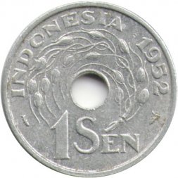 Индонезия 1 сен 1952 год