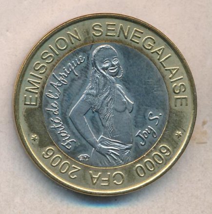 Сенегал 6000 франков КФА 2006 год