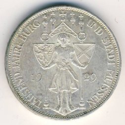 Веймарская республика 3 рейхсмарки 1929 год