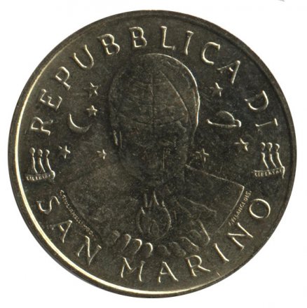 Сан-Марино 20 лир 2000 год