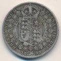 Великобритания 1/2 кроны 1890 год