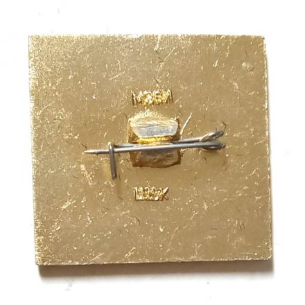 Значок Ессентуки. Грязелечебница (клеймо МЗСИ)