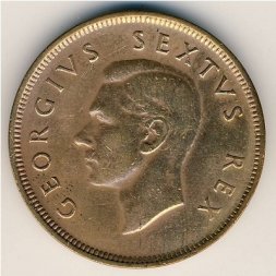 ЮАР 1 пенни 1950 год