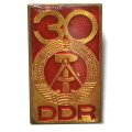 Значок 30 лет DDR. ГДР, тяжелый