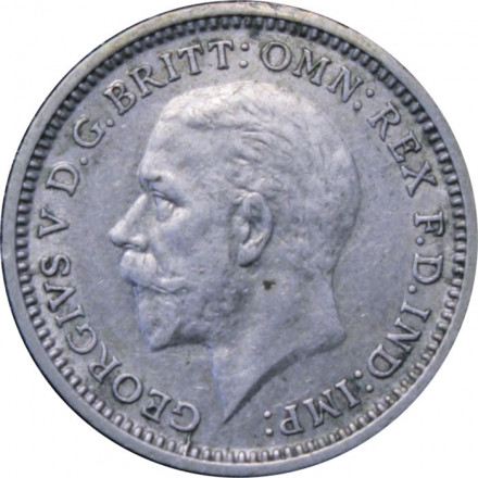 Великобритания 3 пенса 1936 год - Георг V