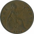 Великобритания 1 пенни 1935 год