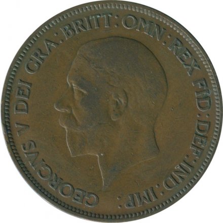 Великобритания 1 пенни 1935 год