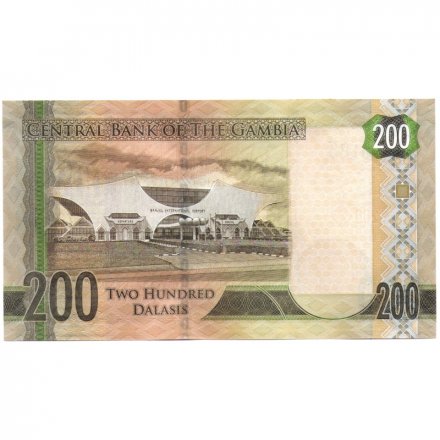 Гамбия 200 даласи 2015 года - Аэропорт UNC