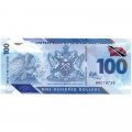 Тринидад и Тобаго 100 долларов 2019 год - Большая райская птица UNC
