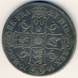 Великобритания 1 крона 1676 год