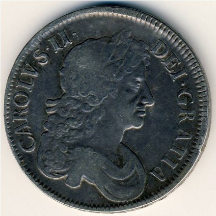 Великобритания 1 крона 1676 год