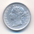 Гонконг 5 центов 1893 год