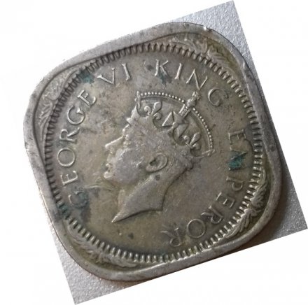 Британская Индия 2 анны 1940 год