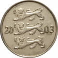 Эстония 20 сентов 2003 год 