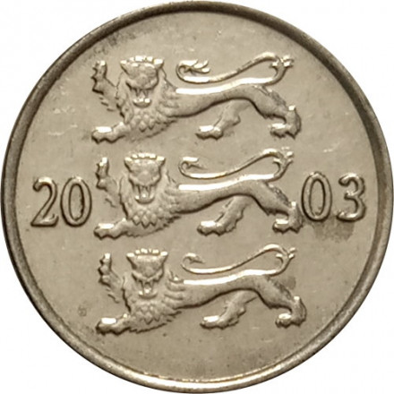 Эстония 20 сентов 2003 год 