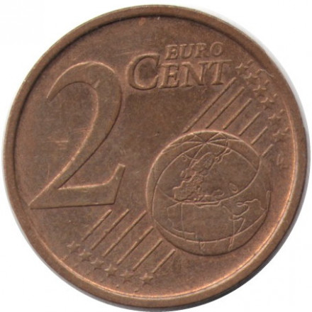 Германия 2 евроцента 2002 год (F)