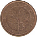Германия 2 евроцента 2002 год (F)