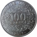 Западная Африка 100 франков 2017 год