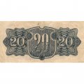 Чехословакия 20 крон 1944 год - Советская оккупация - VF