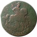 2 копейки 1762 год (номинал под Св. Георгием, гурт сетчатый) Елизавета Петровна (1741 - 1762) - VG