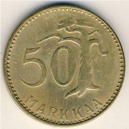 Финляндия 50 марок 1952 год