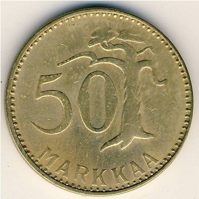 Финляндия 50 марок 1952 год
