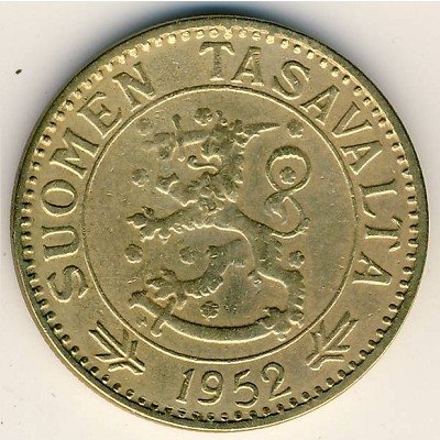 Финляндия 50 марок 1952 год