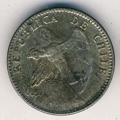 Чили 20 сентаво 1907 год