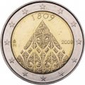 Финляндия 2 евро 2009 год - 200 лет Автономии