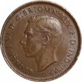 Великобритания 1 фартинг 1937 год - Крапивник