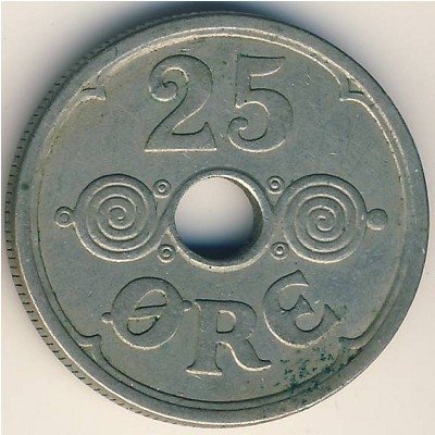 Дания 25 эре 1937 год