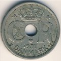 Дания 25 эре 1937 год