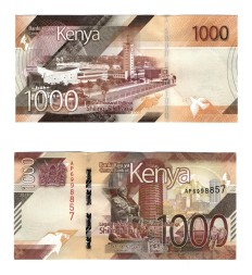 Кения 1000 шиллингов 2019 год - UNC