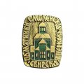 Значок Памятники Смоленска. Свирская церковь (зелёный)