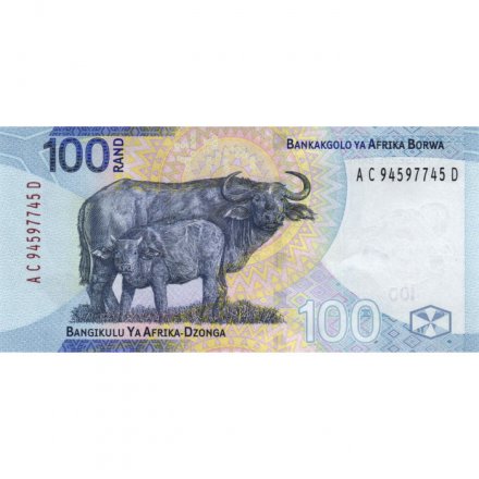 ЮАР 100 рэндов 2023 год - Буйволы UNC