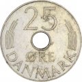 Дания 25 эре 1987 год - Королева Маргрете II