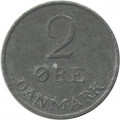 Дания 2 эре 1967 год - Король Фредерик IX