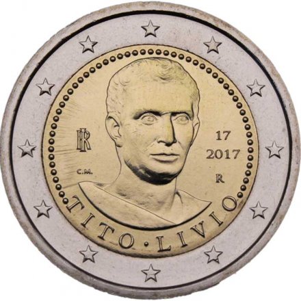 Италия 2 евро 2017 год - Тит Ливий