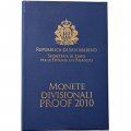 Набор из 8 евромонет Сан-Марино 2010 год (proof) в футляре