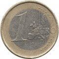 Ирландия 1 евро 2002 год - Кельтская арфа