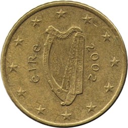 Ирландия 50 евроцентов 2002 год